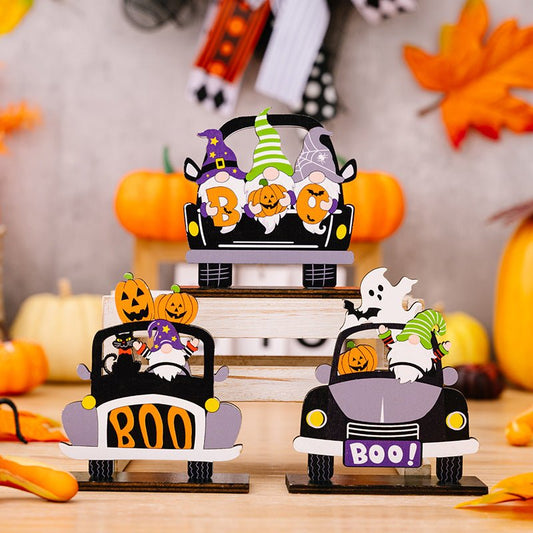 3 - Piece Halloween Element Car - Shape Ornaments - Trendy AF