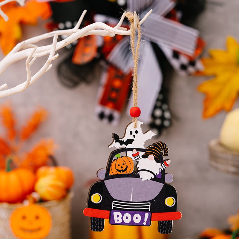 4 - Piece Halloween Element Car - Shape Hanging Widgets - Trendy AF