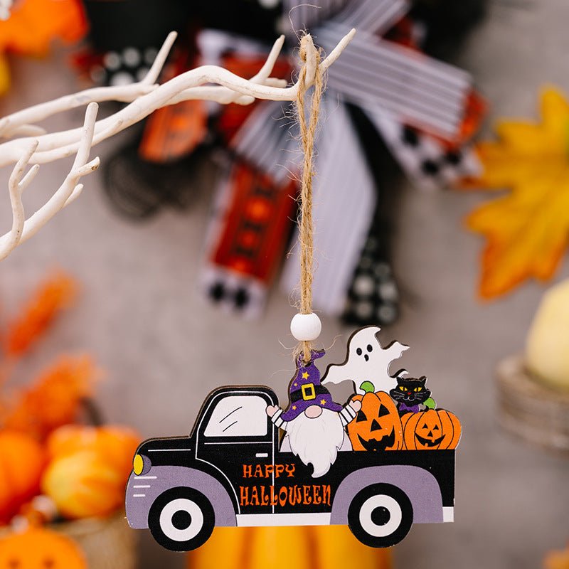 4 - Piece Halloween Element Car - Shape Hanging Widgets - Trendy AF