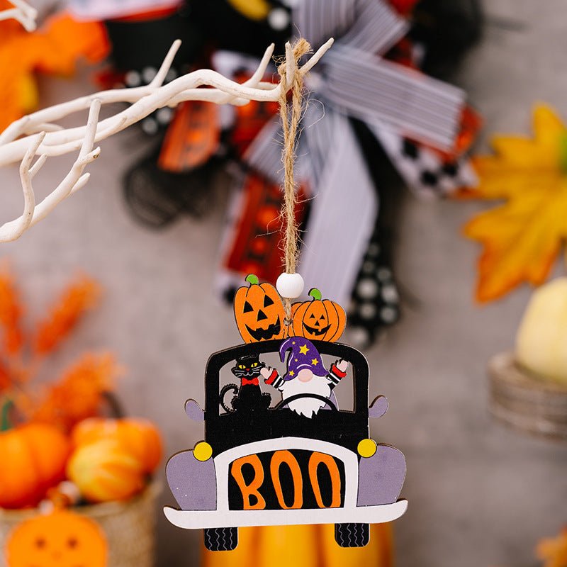 4 - Piece Halloween Element Car - Shape Hanging Widgets - Trendy AF