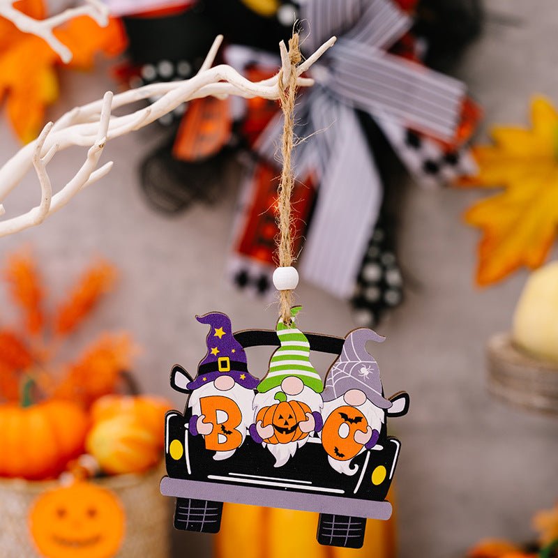 4 - Piece Halloween Element Car - Shape Hanging Widgets - Trendy AF