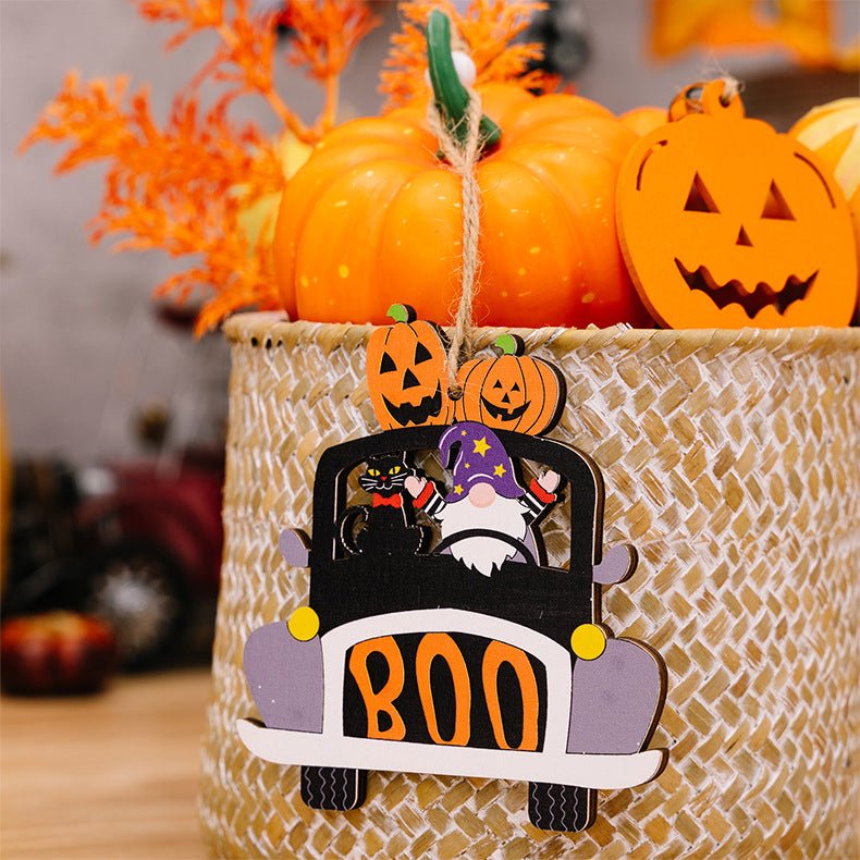 4 - Piece Halloween Element Car - Shape Hanging Widgets - Trendy AF