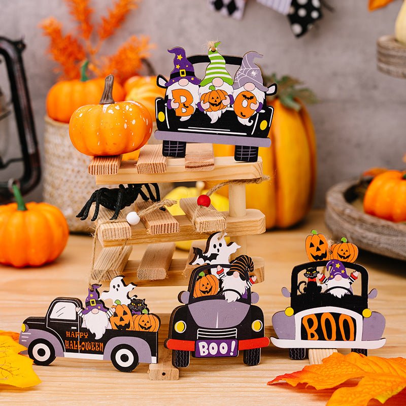 4 - Piece Halloween Element Car - Shape Hanging Widgets - Trendy AF