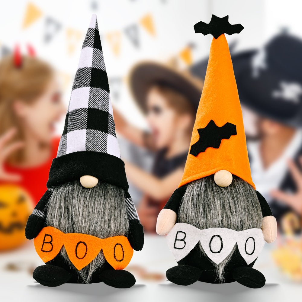 BOO Pointed Hat Faceless Gnome - Trendy AF