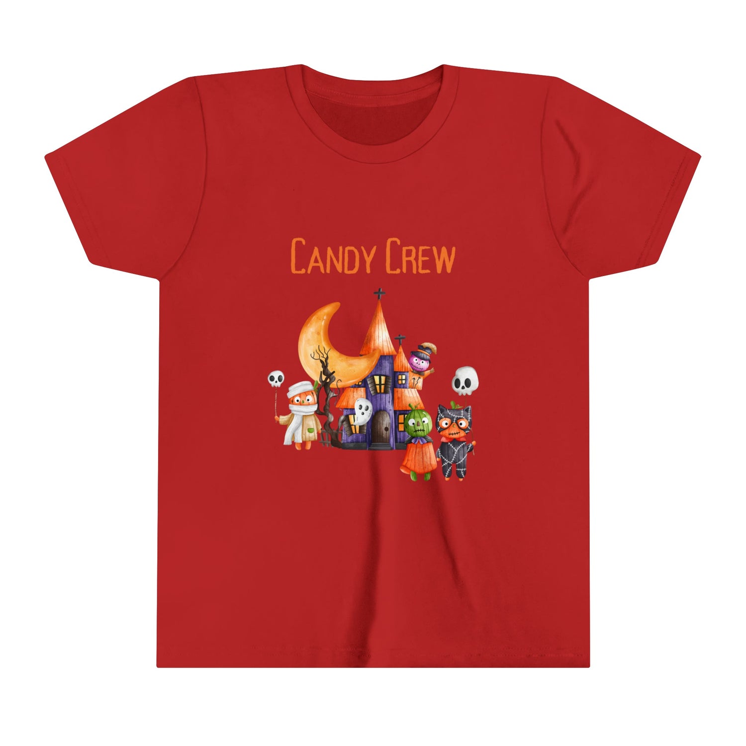 Candy Crew Kids Halloween Short Sleeve Tee - Trendy AF