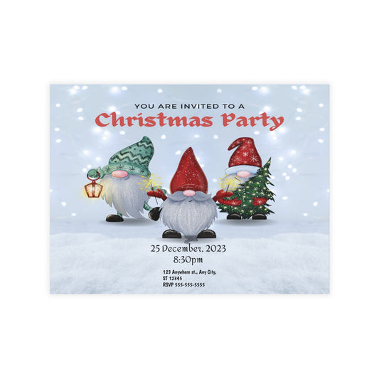 Christmas Party Invitations (envelopes included) - Trendy AF