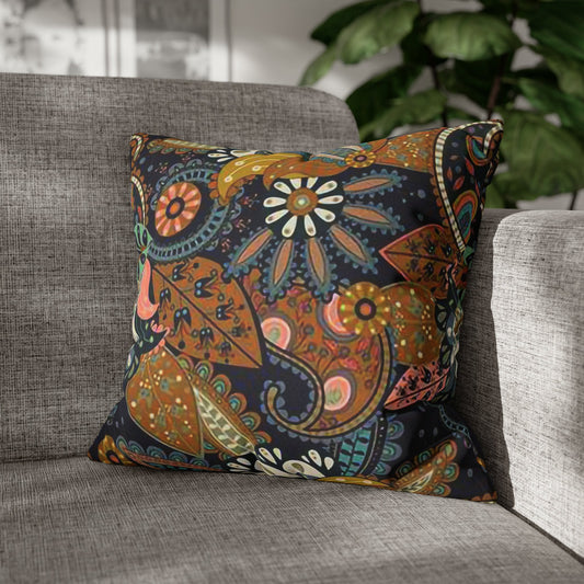 Colorful Paisley Pillow Case - Trendy AF