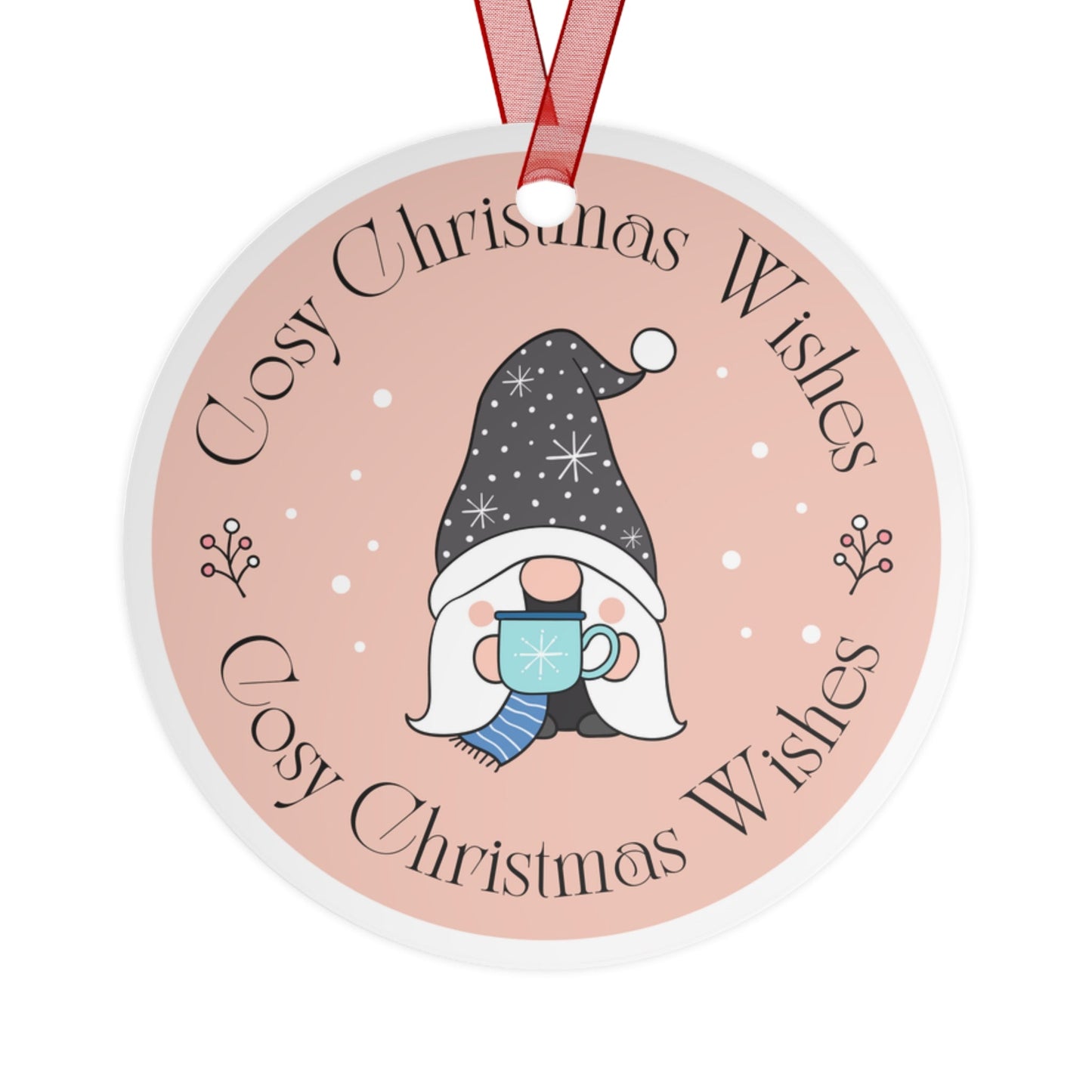 Cozy Christmas Wishes Christmas Ornament - Trendy AF