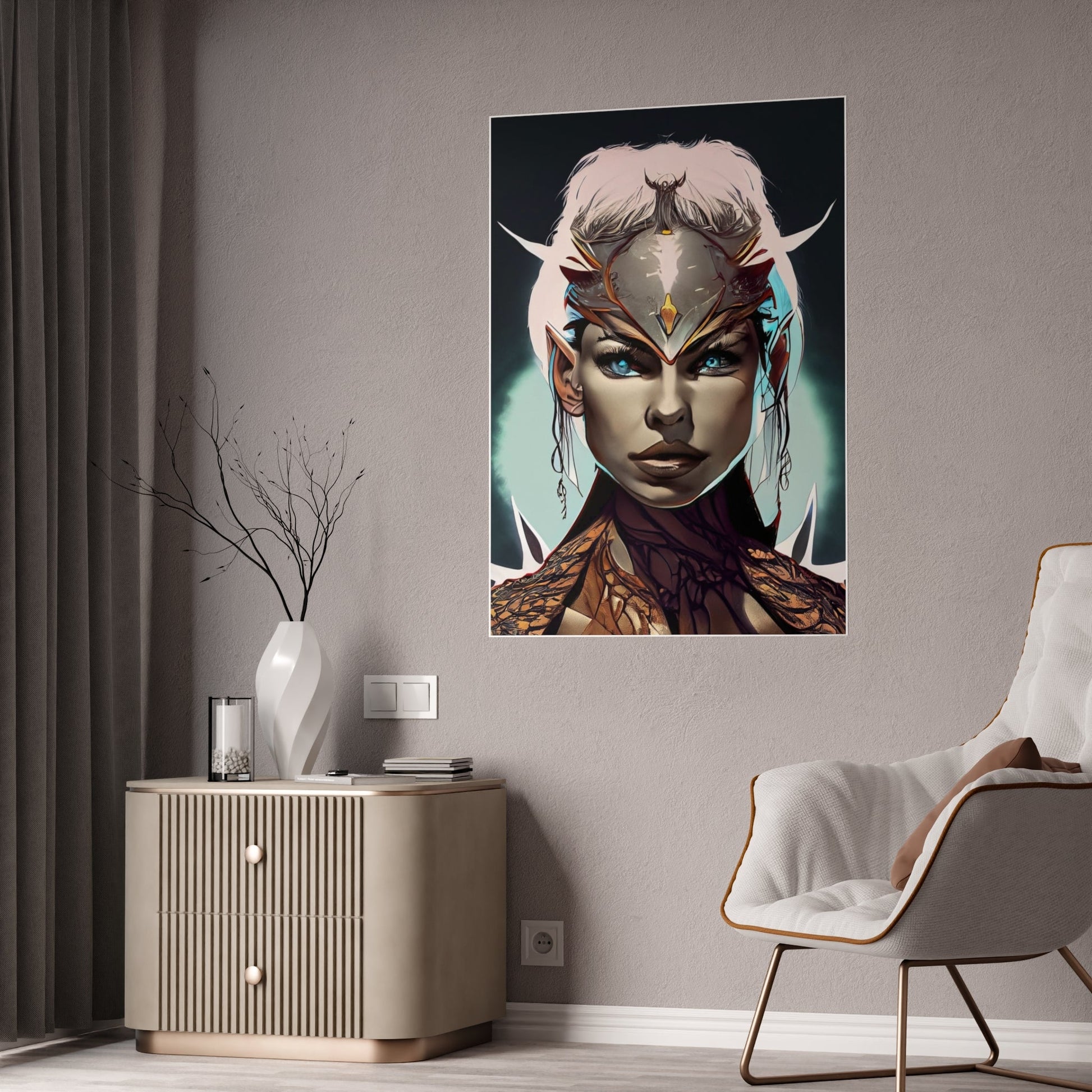 Elven Queen Gloss Poster - Trendy AF