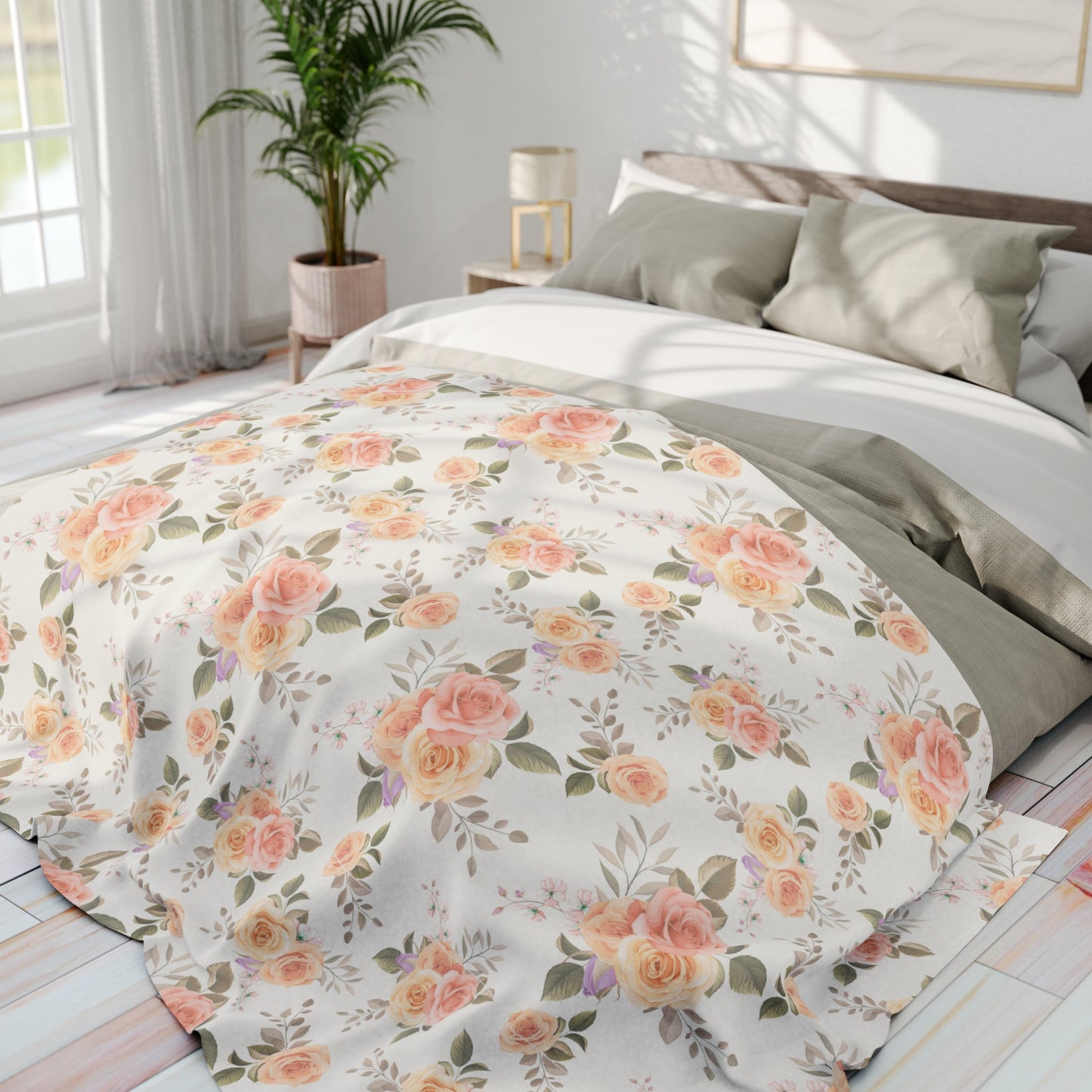 Enchanted Rose - Cozy Fleece Blanket - Trendy AF