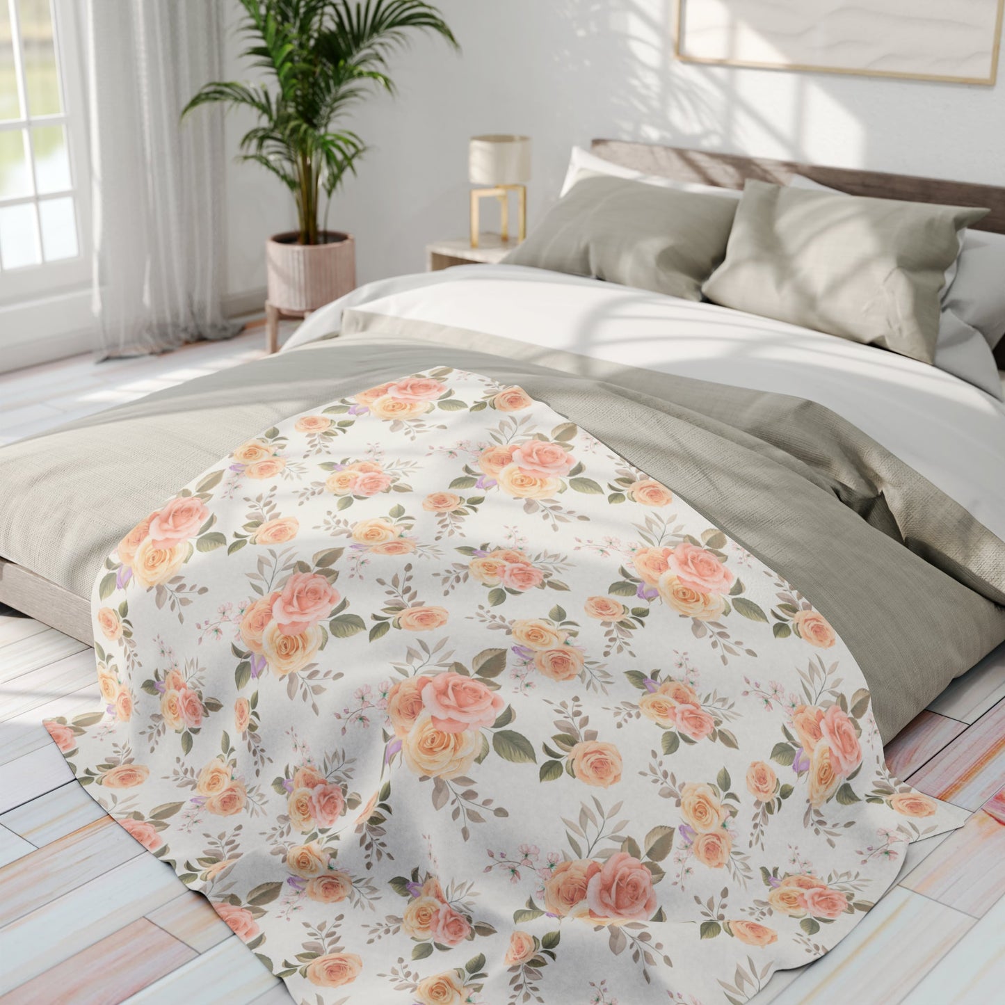 Enchanted Rose - Cozy Fleece Blanket - Trendy AF