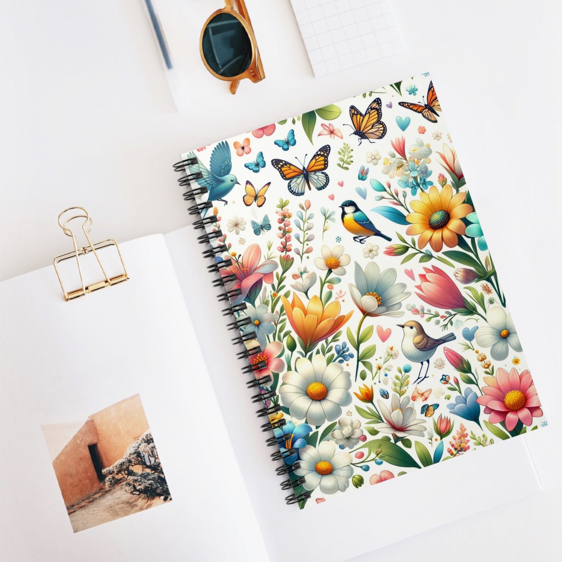 Fresh Vibes Spiral Notebook - Ruled Line - Trendy AF