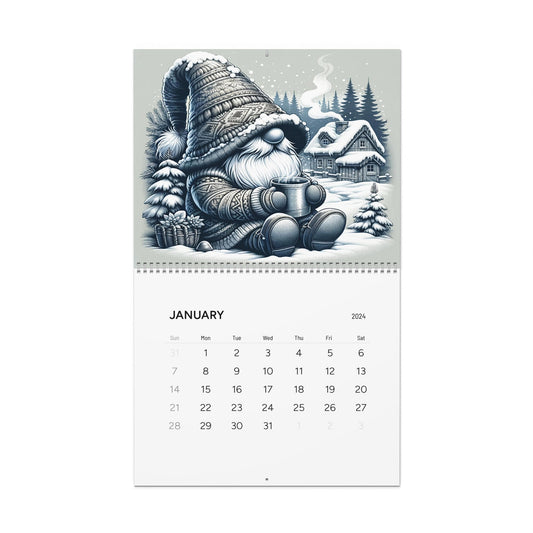 Gnome Wall Calendars (2024) - Trendy AF