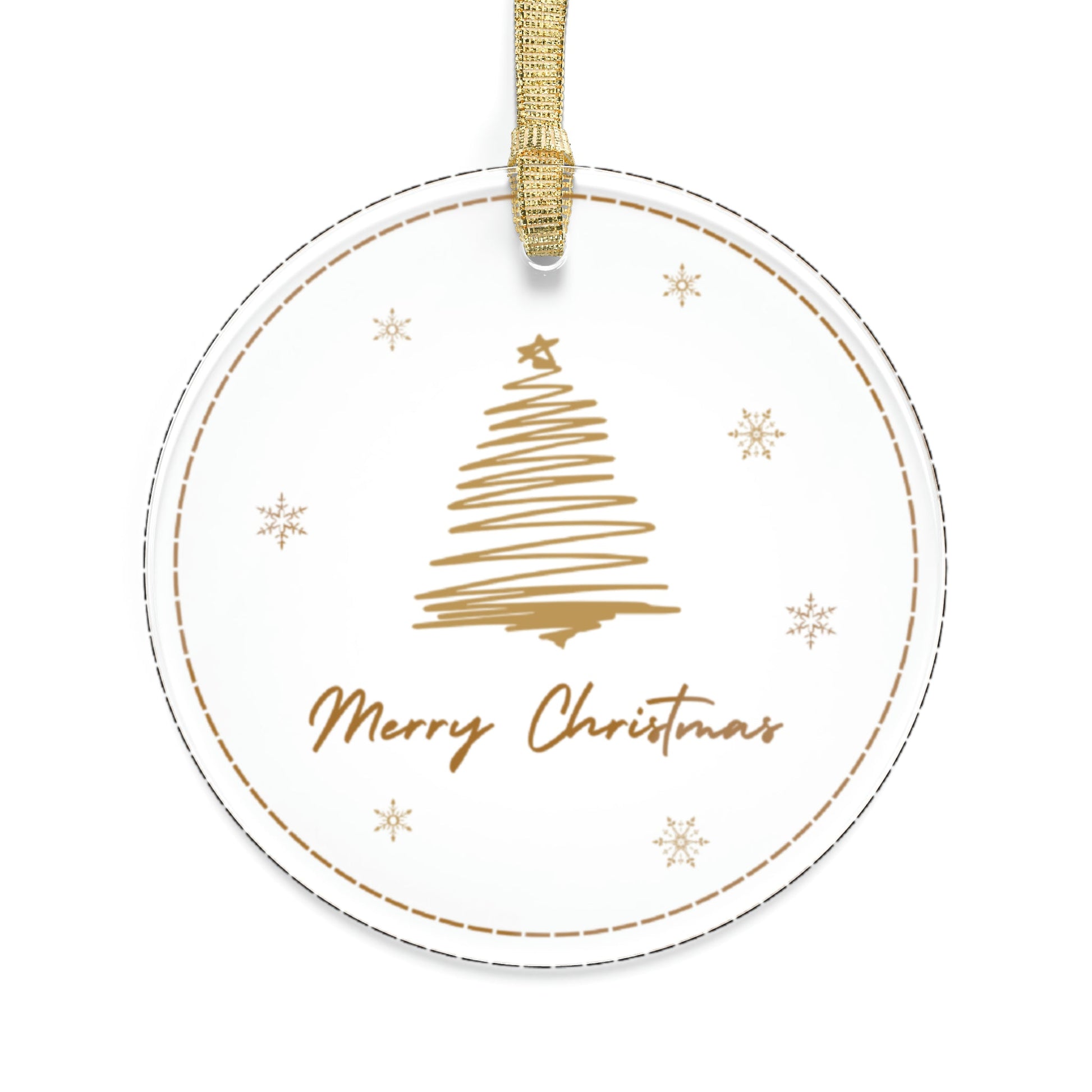 Merry Christmas Acrylic Ornament - Trendy AF