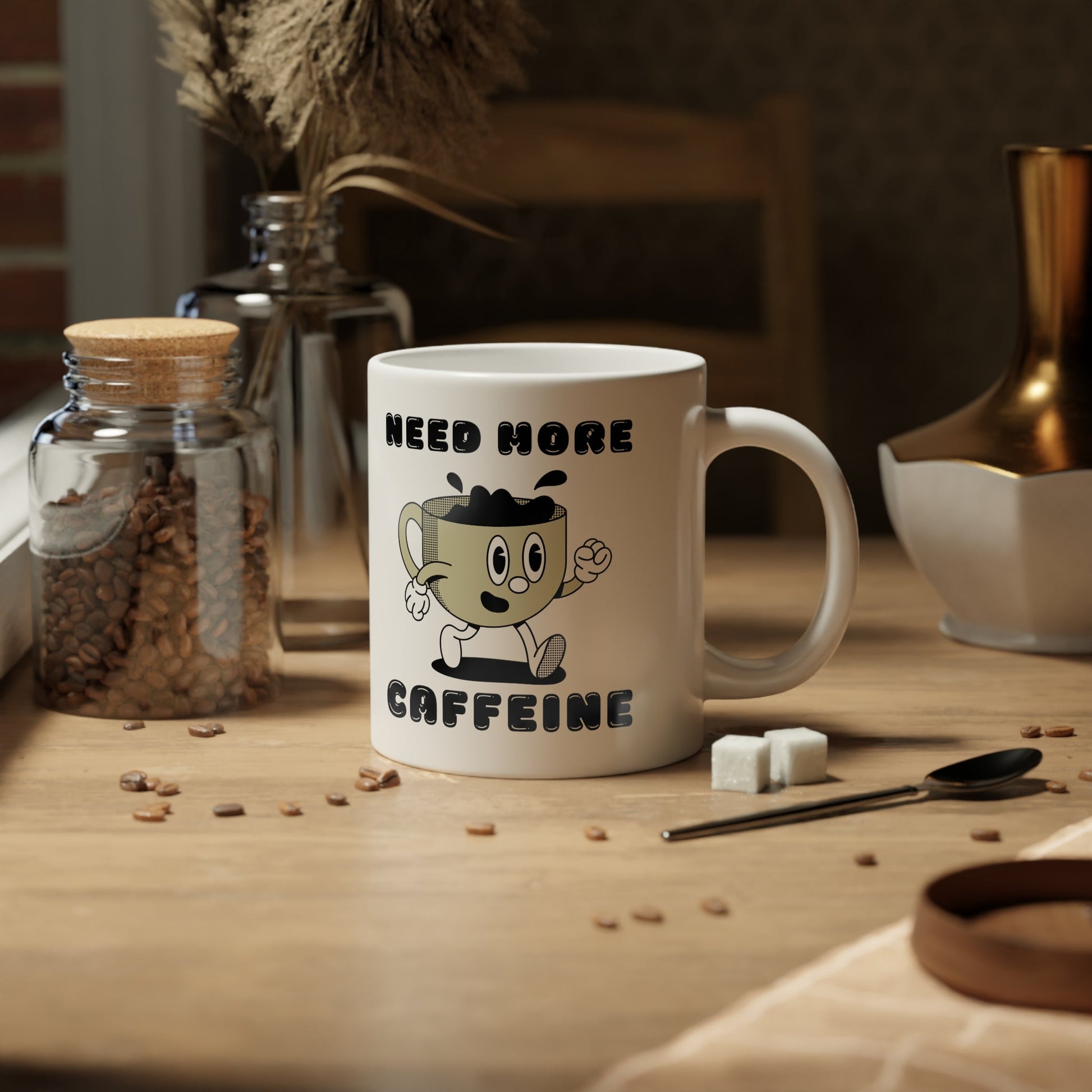 Need More Caffeine Jumbo Mug, 20oz - Trendy AF