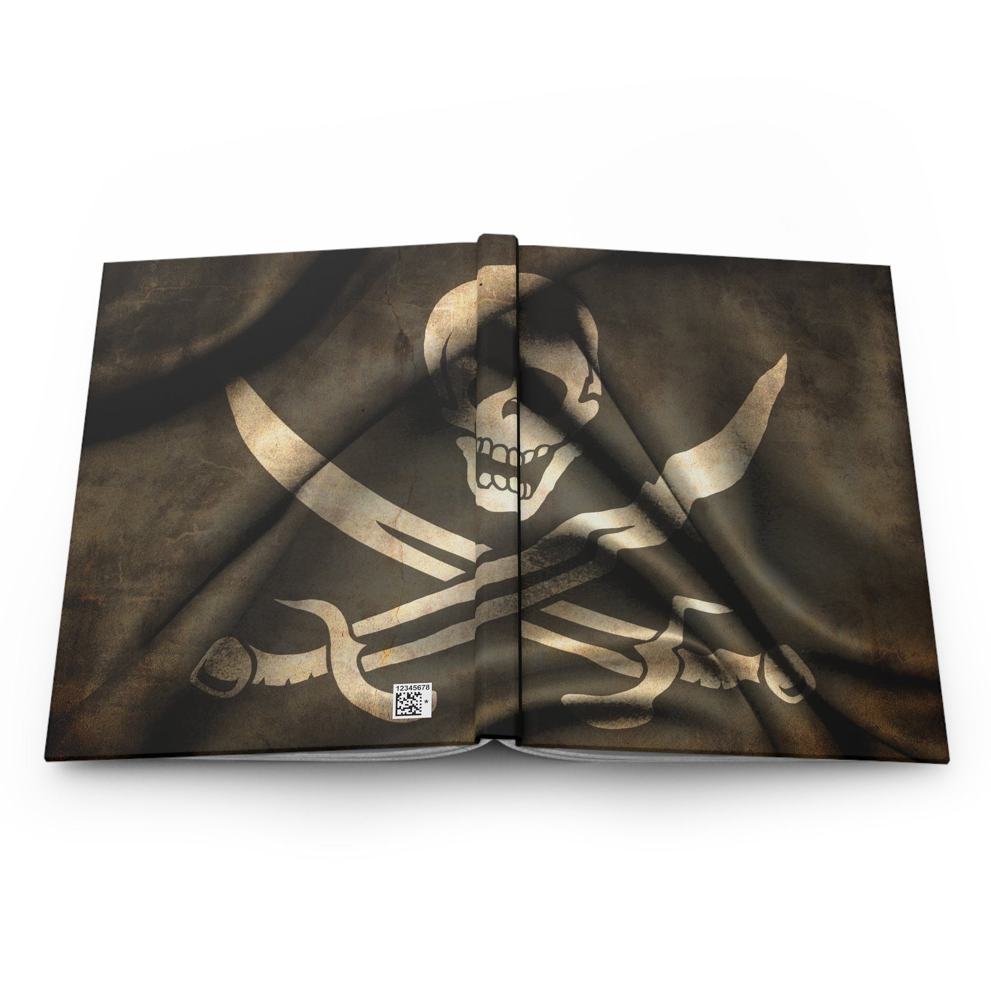 Pirate Flag Hardcover Journal Matte - Trendy AF