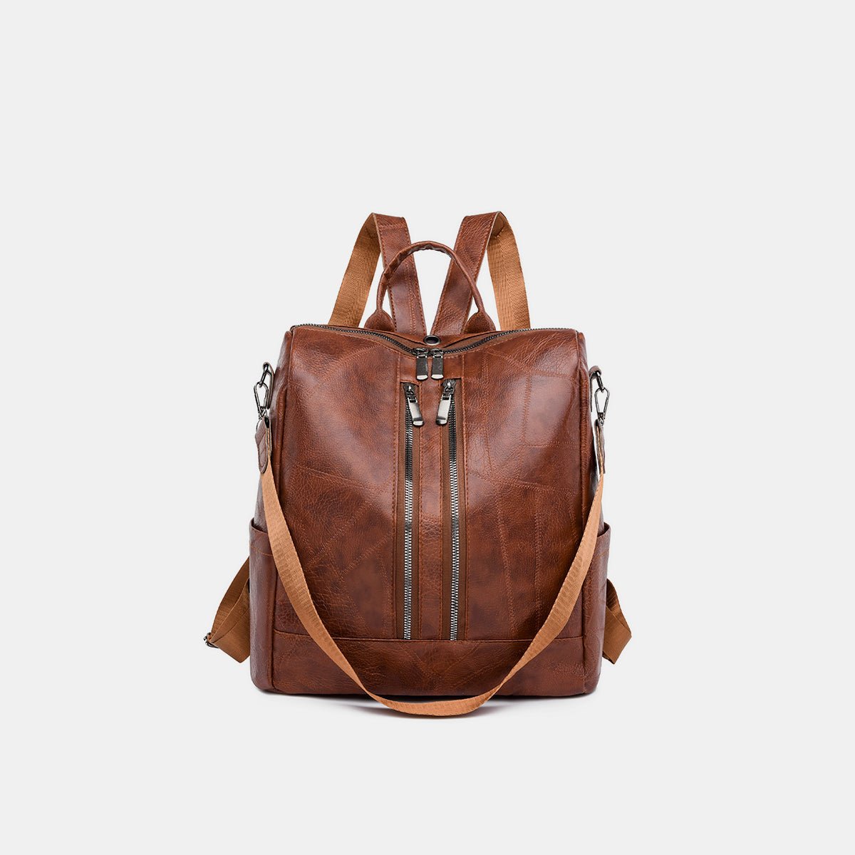 PU Leather Backpack Bag - Trendy AF