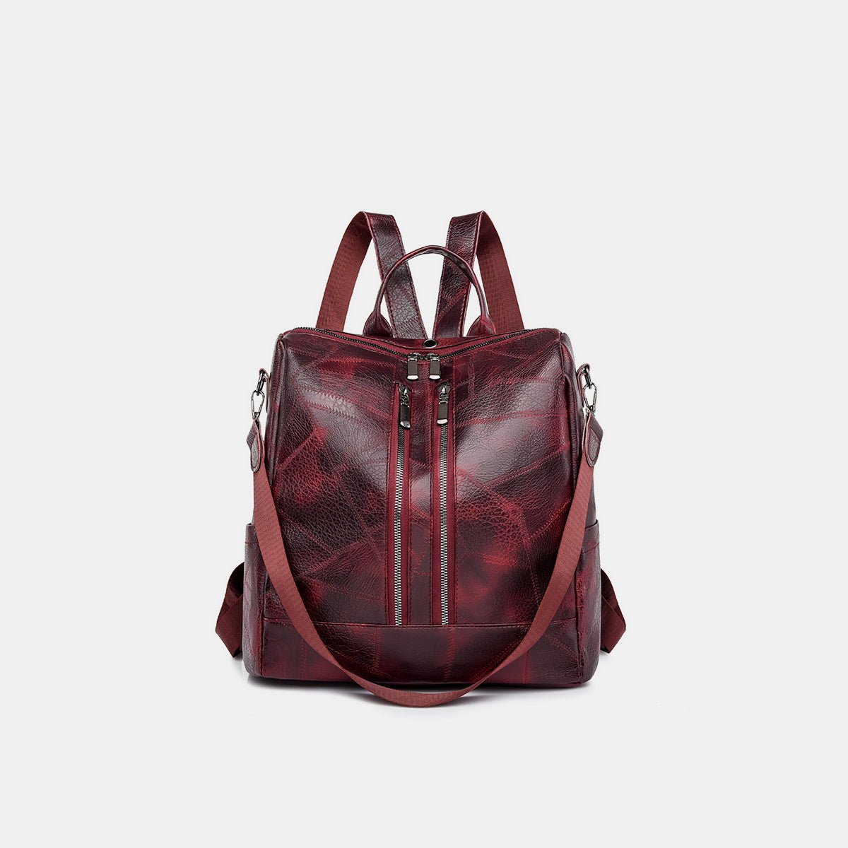 PU Leather Backpack Bag - Trendy AF