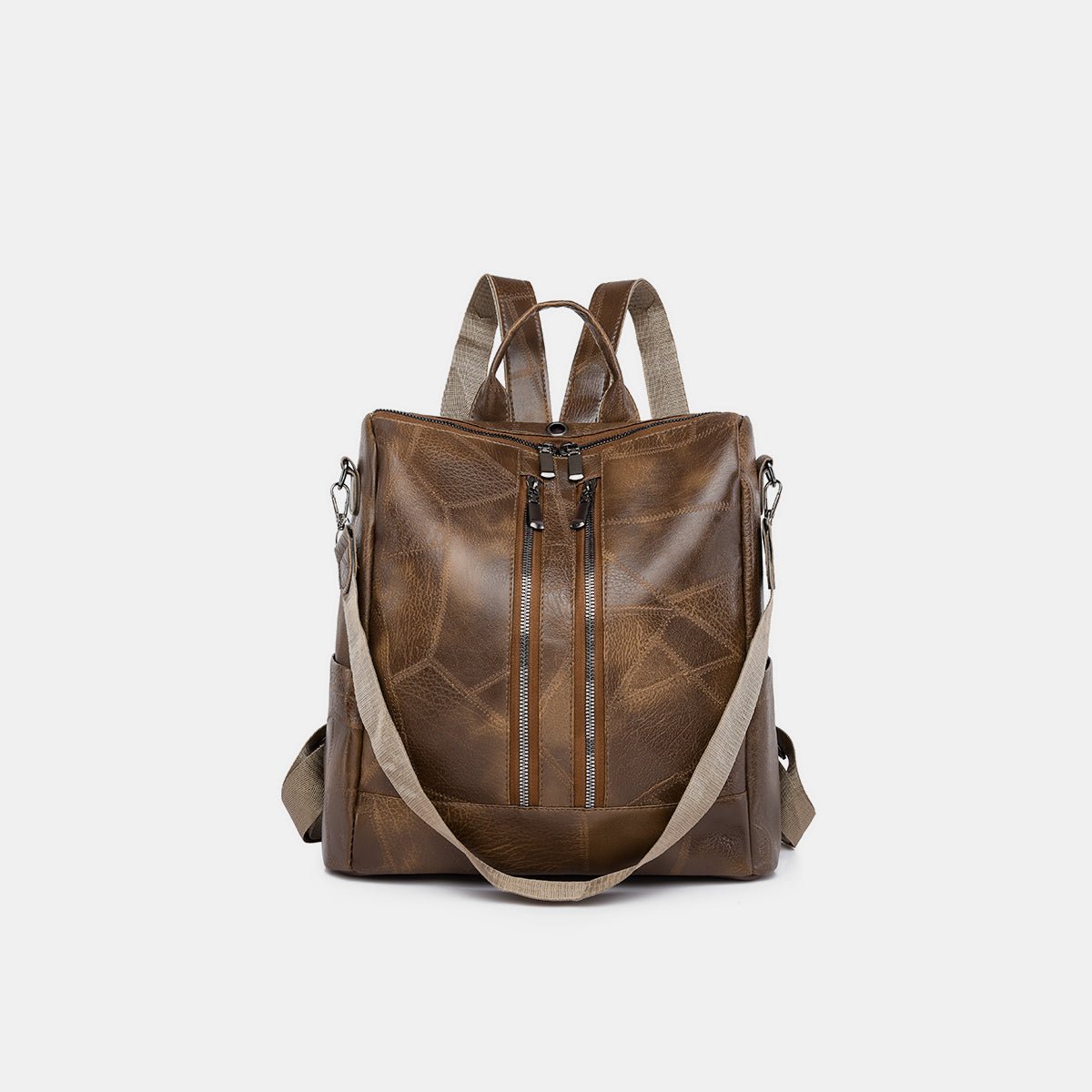 PU Leather Backpack Bag - Trendy AF