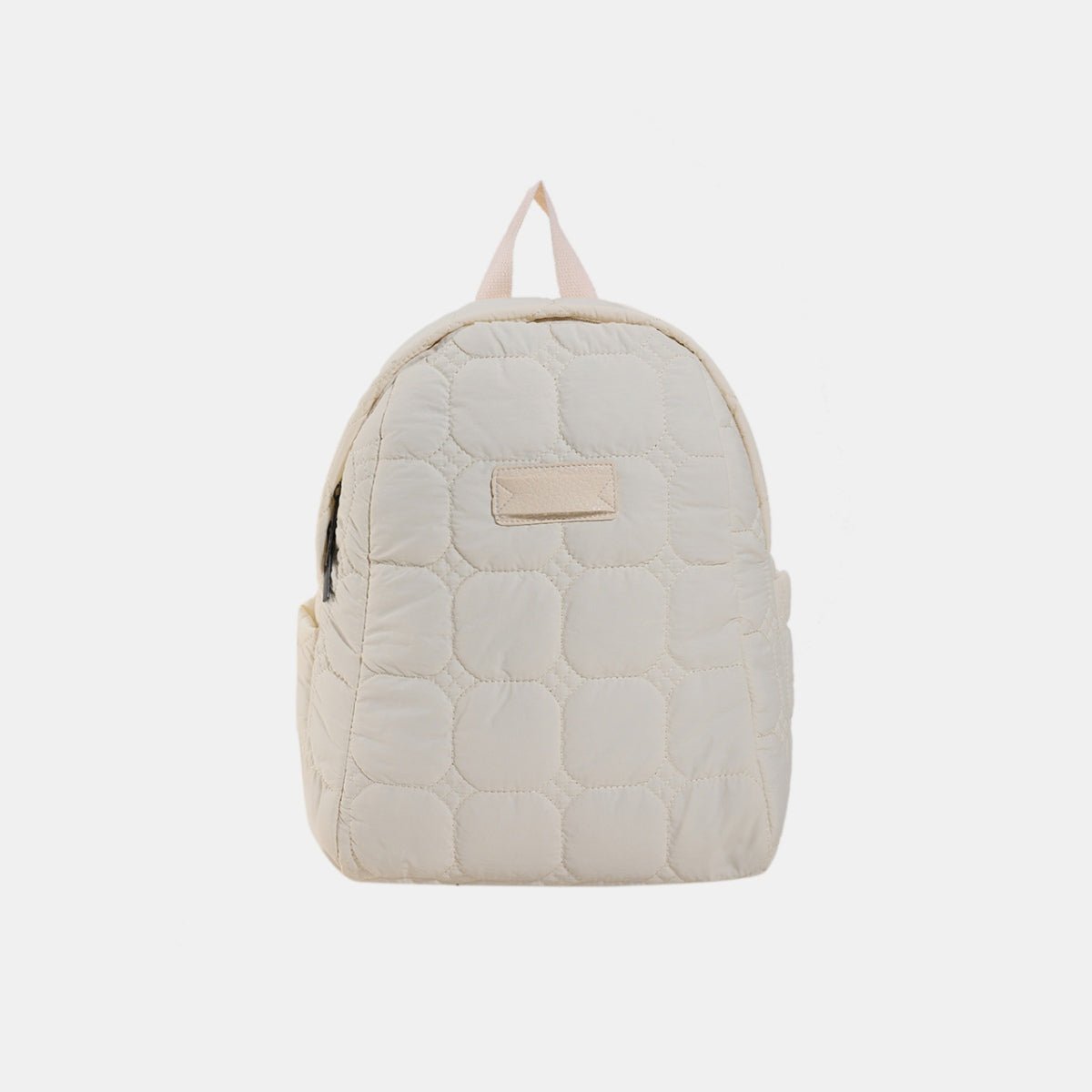 Quilted Polyester Backpack Bag - Trendy AF