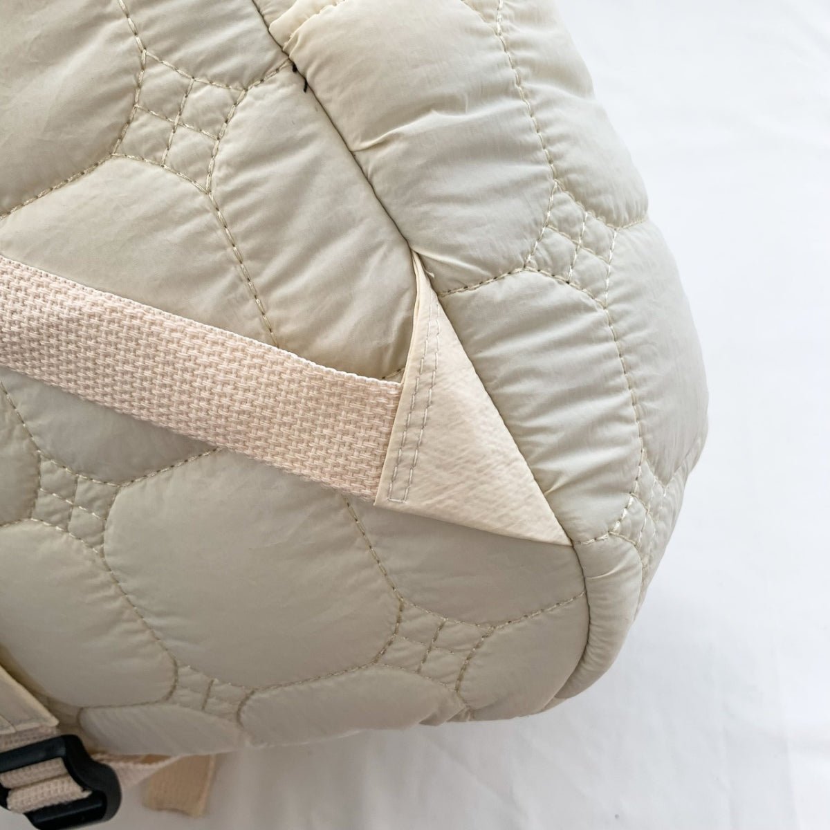 Quilted Polyester Backpack Bag - Trendy AF