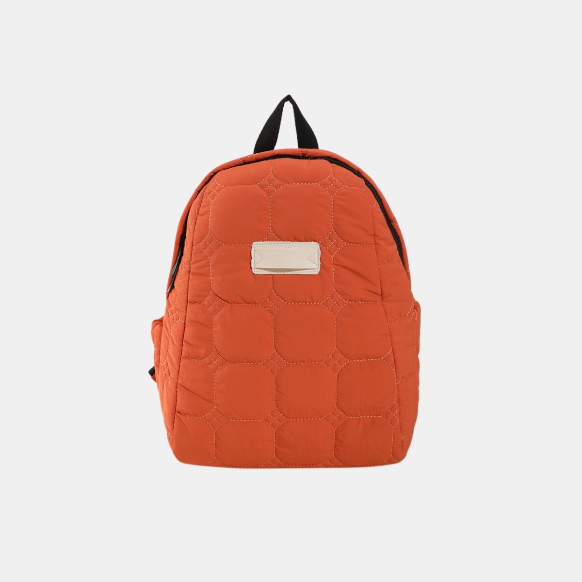 Quilted Polyester Backpack Bag - Trendy AF