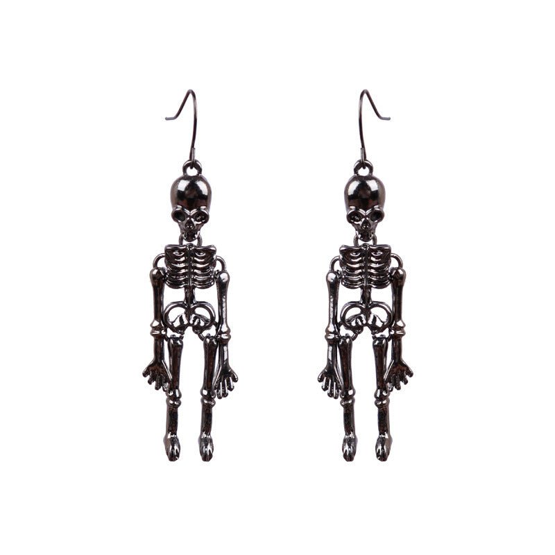 Skeleton Alloy Earrings - Trendy AF