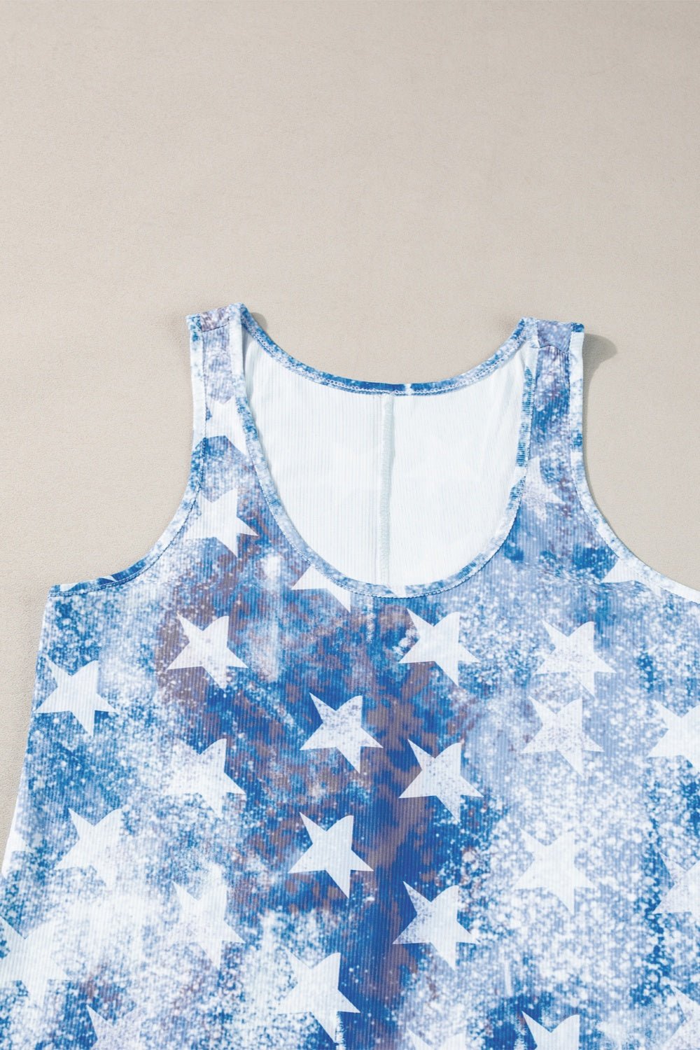 US Flag Scoop Neck Tank - Trendy AF