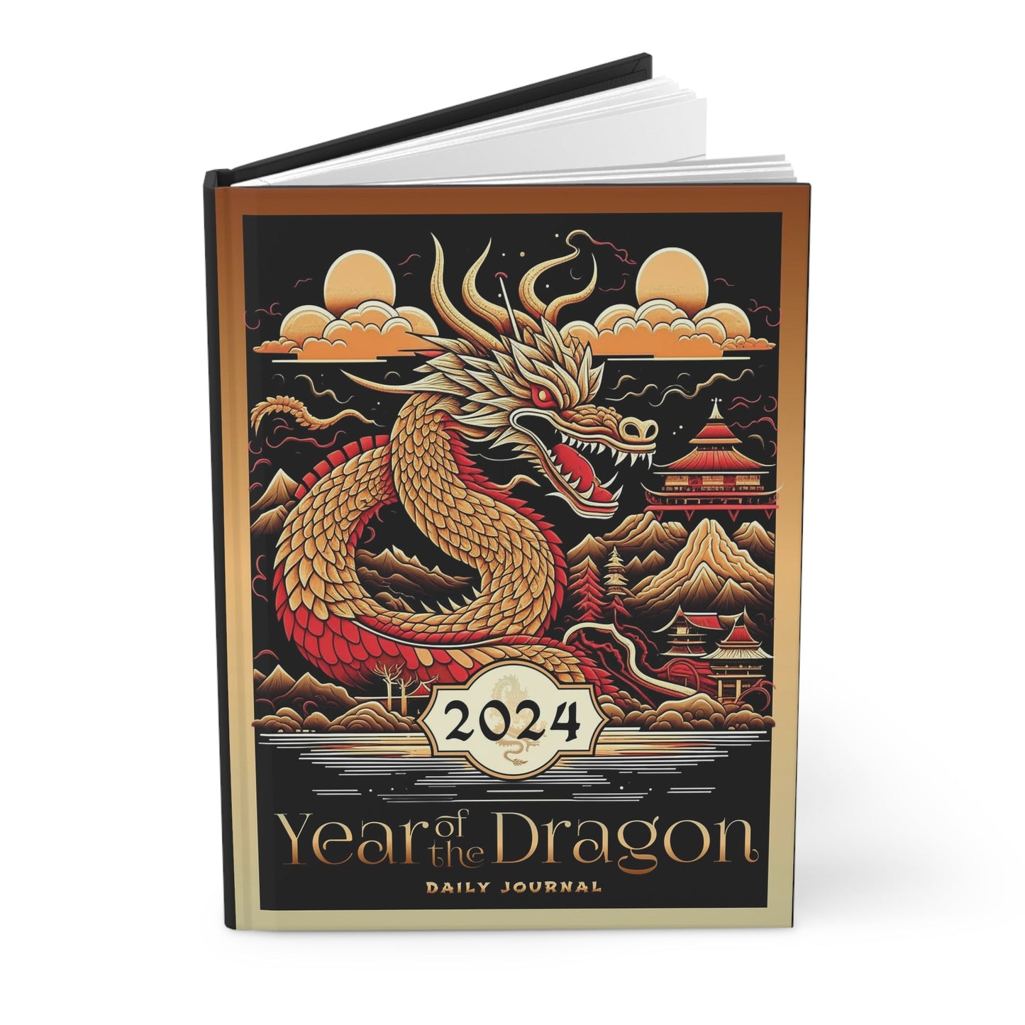 Year of the Dragon Hardcover Journal - Trendy AF