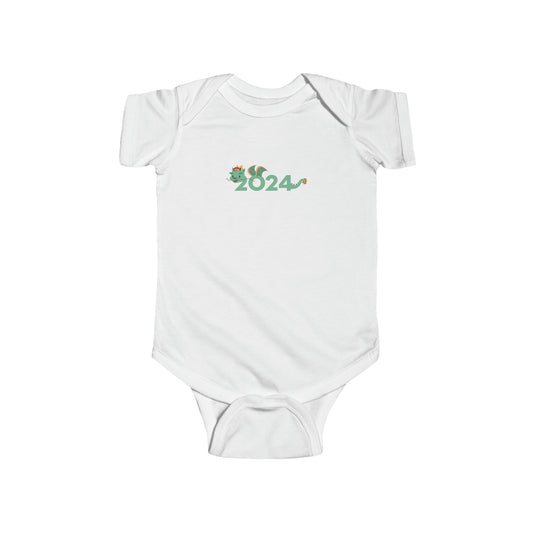 Year of the Dragon Infant Fine Jersey Bodysuit - Trendy AF