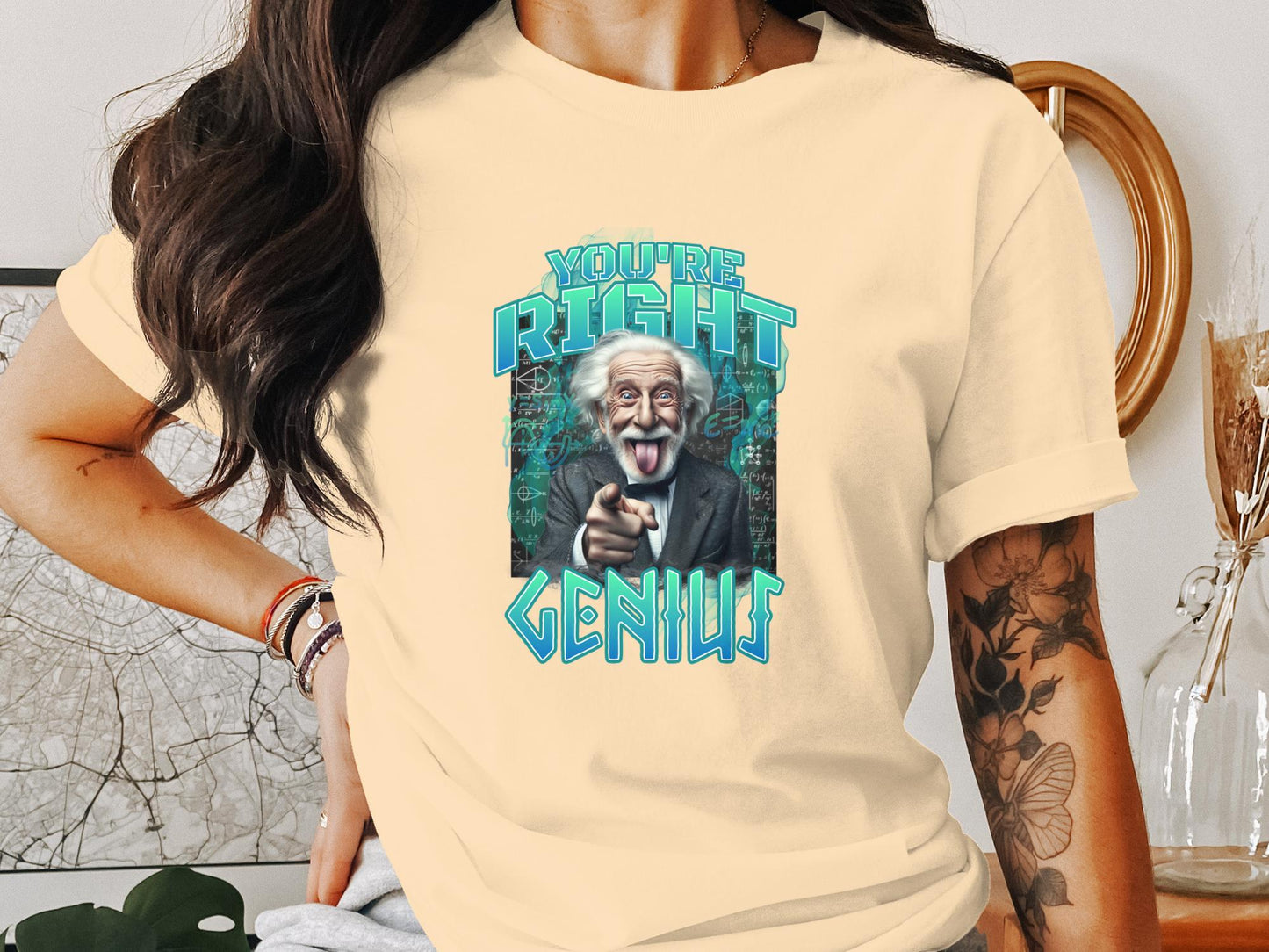 You're Right Genius Calculated Design Humor T-Shirt - Trendy AF